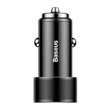 Автомобільний зарядний пристрій Baseus Small Screw QC3.0 36W USB + Type-C PD Чорний