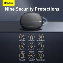 Бездротовий зарядний пристрій Baseus Light Magnetic з технологією Qi 15W 2A Чорний