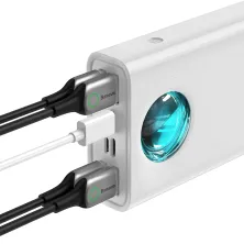 УМБ Baseus Amblight 30000mAh 33W з технологією QC3.0 + PD3.0 Білий
