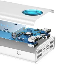 УМБ Baseus Amblight 30000mAh 33W з технологією QC3.0 + PD3.0 Білий