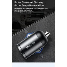 Автомобильное зарядное устройство Baseus Tiny Star Mini QC 4.0+PD3.0 30W Type-C 3A Серый