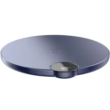 Бездротовий зарядний пристрій Baseus LED Display Wireless Charger з технологією Qi 10W Синій