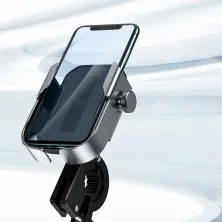 Мото-вело тримач для смартфона Baseus Armor Motorcycle Holder Сріблястий
