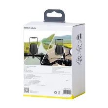 Мото-вело тримач для смартфона Baseus Armor Motorcycle Holder Сріблястий