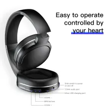 Бездротові навушники Bluetooth Baseus Encok D02 Чорний