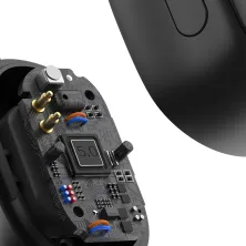 Бездротові Bluetooth навушники Baseus Encok TWS WM01 Plus з дисплеєм Чорний