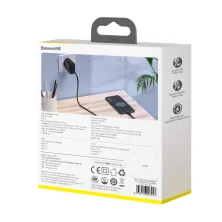Сетевое зарядное устройство Baseus Speed PPS QC3.0+PD3.0 30W VOOC USB+Type-C 5A + Кабель VOOC Type-C to Type-C 5A 1м Черный