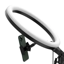 Комплект блогера 3в1 Baseus Live Stream Holder 120 LED (Держатель с LED лампой 24,5 см и настольная подставка)