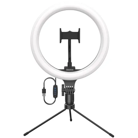 Комплект блогера 3в1 Baseus Live Stream Holder 120 LED (Держатель с LED лампой 24,5 см и настольная подставка)