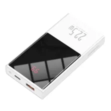 УМБ Baseus Super Mini 10000mAh 22.5W 5A з технологією QC3.0 + PD3.0 + Кабель USB to Type-C Білий