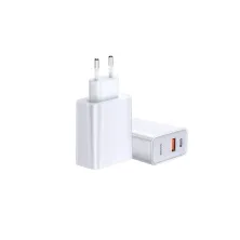 Мережевий зарядний пристрій Baseus Speed PPS QC3.0 + PD3.0 30W USB + Type-C 5A Білий