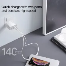 Мережевий зарядний пристрій Baseus Speed PPS QC3.0 + PD3.0 30W USB + Type-C 5A Білий