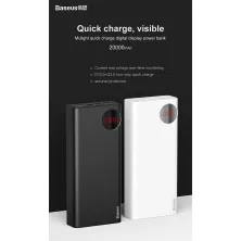 УМБ Baseus Mulight 20000mAh 18W з технологією QC3.0 + PD3.0 Білий
