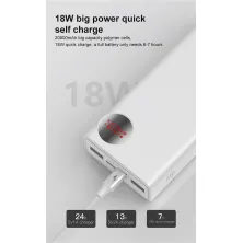 УМБ Baseus Mulight 20000mAh 18W з технологією QC3.0 + PD3.0 Білий