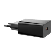 Мережевий зарядний пристрій Baseus Speed Mini QC Single U QC3.0 18W USB 3A Чорний