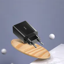 Мережевий зарядний пристрій Baseus Speed Mini QC Single U QC3.0 18W USB 3A Чорний