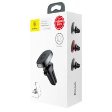 Автотримач для телефону магнітний Baseus Privity Series Pro Air Чорний