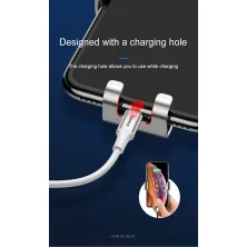 Автотримач для телефону Baseus Metal Age Gravity в CD слот Сріблястий