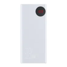 УМБ Baseus Mulight 30000mAh 33W з технологією QC3.0 + PD3.0 Білий
