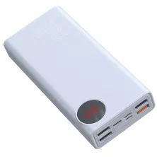 УМБ Baseus Mulight 30000mAh 33W з технологією QC3.0 + PD3.0 Білий