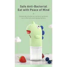 Сенсорний дозатор для пінного мила Baseus MiniDinos 300 мл Салатовий