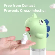 Сенсорний дозатор для пінного мила Baseus MiniDinos 300 мл Салатовий