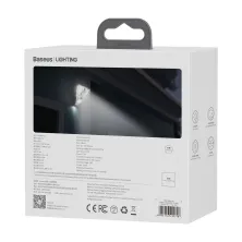 Світильник фасадний Baseus Solar Energy 1.2Вт 120Lm на сонячній батареї 1200mAh із датчиком руху Білий