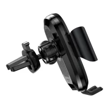 Автотримач для телефону Baseus Smart Car Mount Cell Phone в повітропровід автоматичний Чорний
