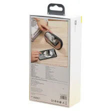 Будильник-колонка с FM радио 4в1 Baseus Encok E09 Черный