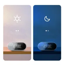 Будильник-колонка с FM радио 4в1 Baseus Encok E09 Черный