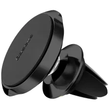 Автодержатель для телефона магнитный Baseus Small Ears в воздуховод Черный