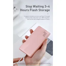 УМБ Baseus Bipow 10000mAh 18W з технологією QC3.0 + PD3.0 Рожевий
