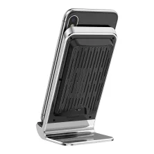 Бездротовий зарядний пристрій Baseus Vertical Desktop Wireless Charger з технологією Qi 10W Чорний