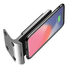 Бездротовий зарядний пристрій Baseus Vertical Desktop Wireless Charger з технологією Qi 10W Чорний