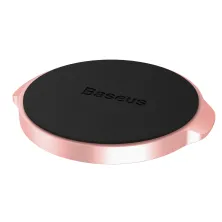 Автотримач для телефону магнітний Baseus Small Ears плоский на торпедо Золотисто-Рожевий