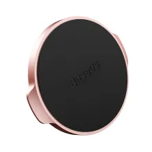 Автотримач для телефону магнітний Baseus Small Ears плоский на торпедо Золотисто-Рожевий