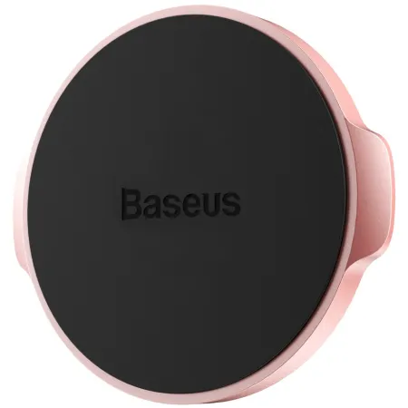 Автотримач для телефону магнітний Baseus Small Ears плоский на торпедо Золотисто-Рожевий