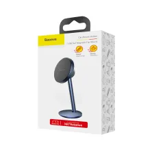 Автотримач для телефону магнітний Baseus Little Sun Magnetic на торпедо Синій