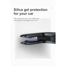 Ароматизатор в машину Baseus Paddle Air Freshener і 6 арома-картриджів Сріблястий