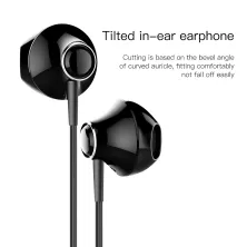 Наушники Baseus Encok H06 lateral in-ear Wire Earphone Черный