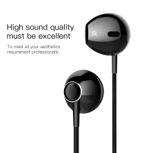Наушники Baseus Encok H06 lateral in-ear Wire Earphone Черный