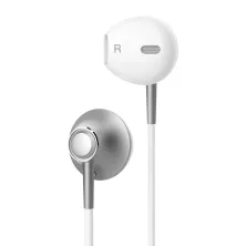 Навушники Baseus Encok H06 lateral in-ear Wire Earphone Сріблястий