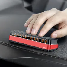 Автовизитка парковочная карта Baseus Moonlight Box Series Temporary Parking Number Plate Красный