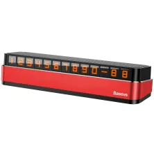 Автовізитка паркувальна карта Baseus Moonlight Box Series Temporary Parking Number Plate Червоний