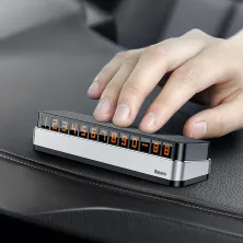 Автовизитка парковочная карта Baseus Moonlight Box Series Temporary Parking Number Plate Серебристый