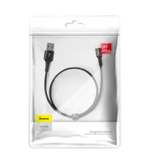 Кабель Baseus Halo Data Cable USB to Type-C QC3.0 3A 0.25m Чорний
