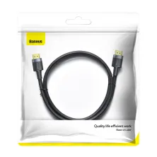 Кабель Baseus 4KHDMI Male to 4KHDMI Male Cafule Cable HDMI2.0 2m Черный