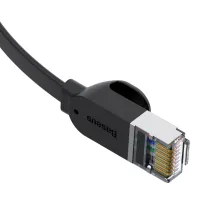 Кабель Baseus High Speed RJ45 Gigabit Network Cable Ethernet Плоский 5m Чорний