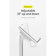 Держатель для телефона и планшета настольный Baseus Literary Youth Desktop Bracket Серебристый