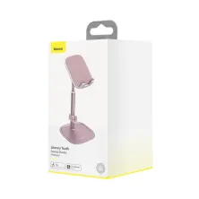 Держатель для телефона и планшета настольный Baseus Literary Youth Desktop Bracket Telescopic Золотисто-Розовый